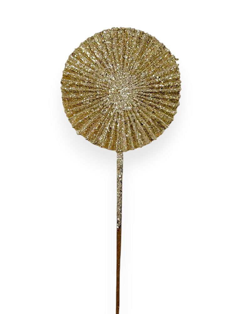 Glitter Fan Spray Stems 14"