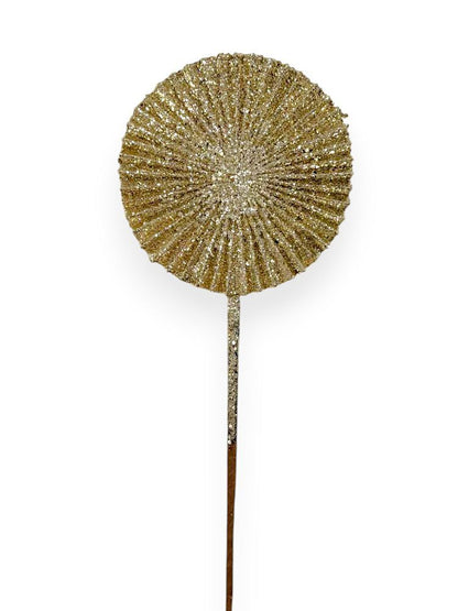Glitter Fan Spray Stems 14"
