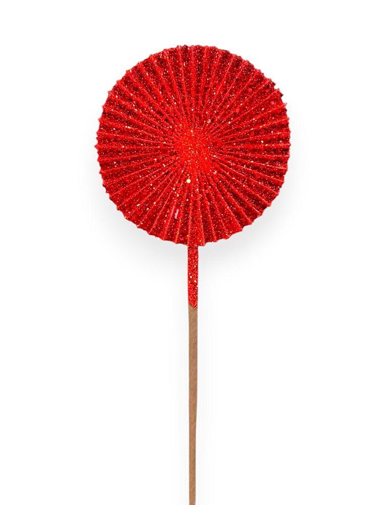 Glitter Fan Spray Stems 14"