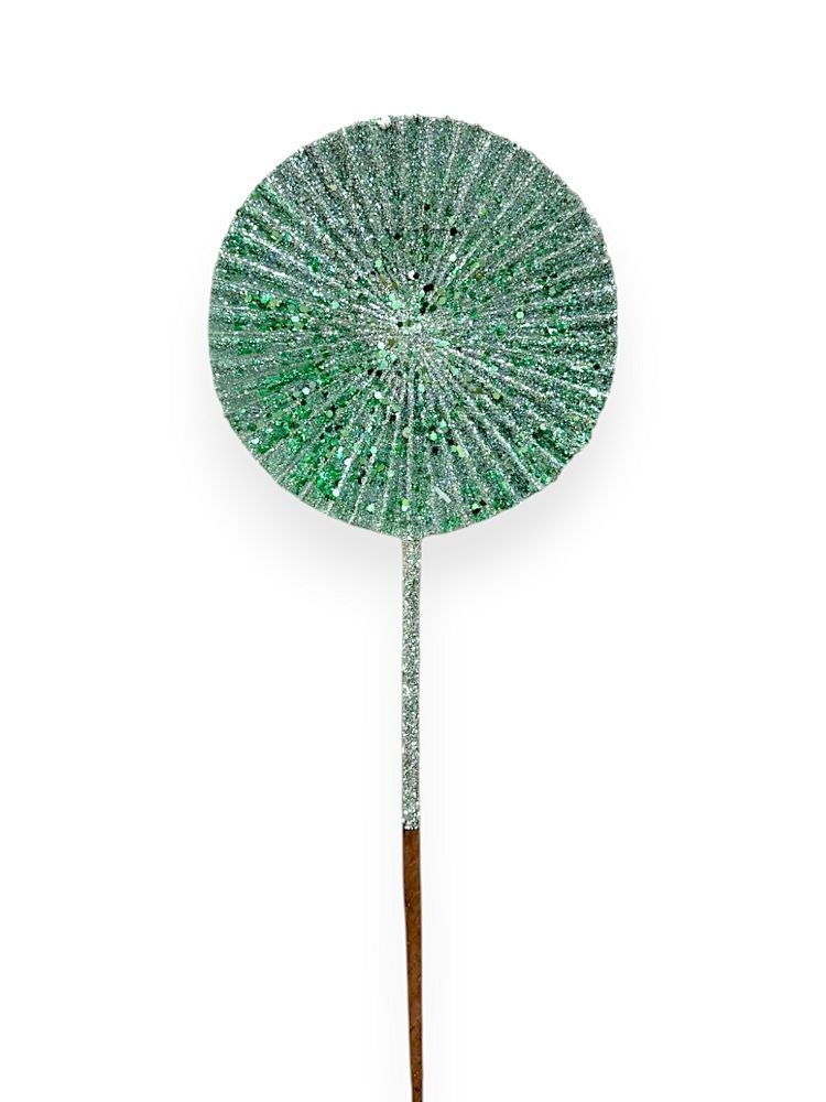 Glitter Fan Spray Stems 14"