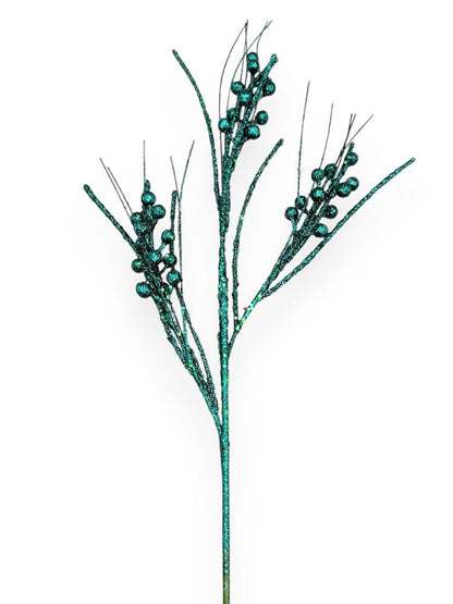 Glitter Berry Spray 27"