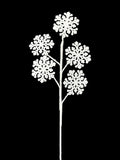 Glitter Snowflake Spray 25"