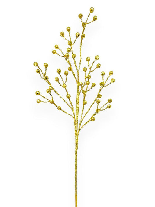 Glitter Berry Branch 28"
