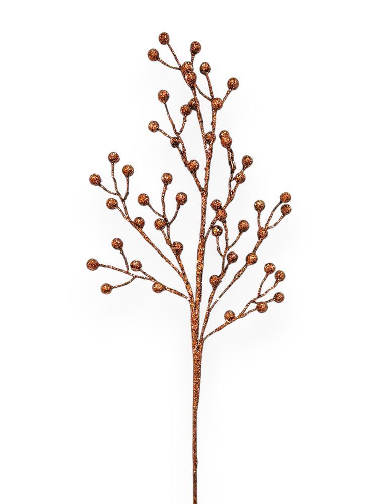 Glitter Berry Branch 28"
