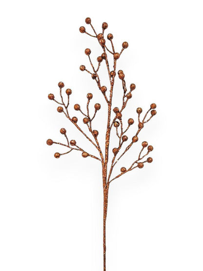 Glitter Berry Branch 28"