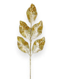 Glitter Leaf Spray 24"