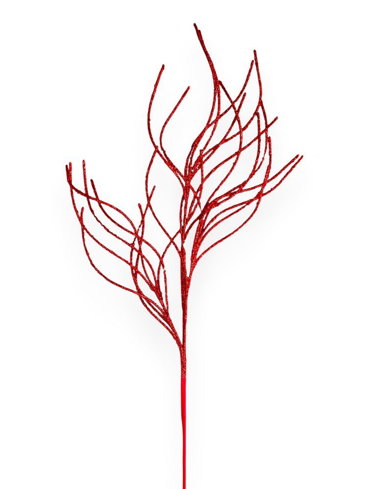Glitter Twig Branch Spray 31"