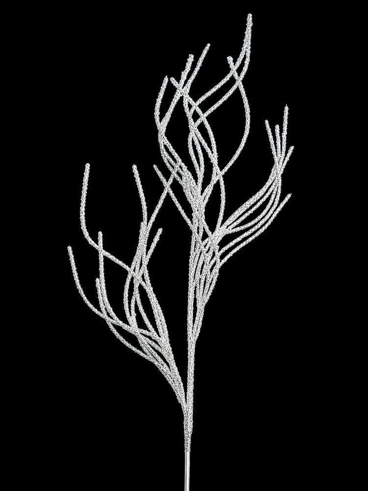 Glitter Twig Branch Spray 31"