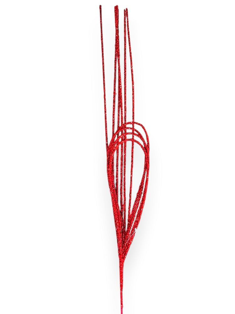 Glitter Loop & Reed Spray 34"