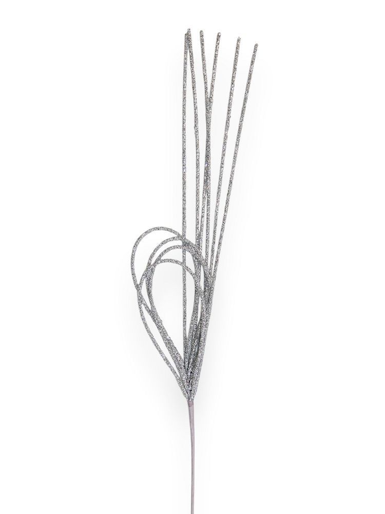 Glitter Loop & Reed Spray 34"