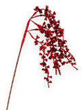 Glitter Amaranthus Spray 27"