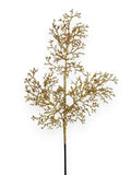 Glitter Coral Branch Spray 28"