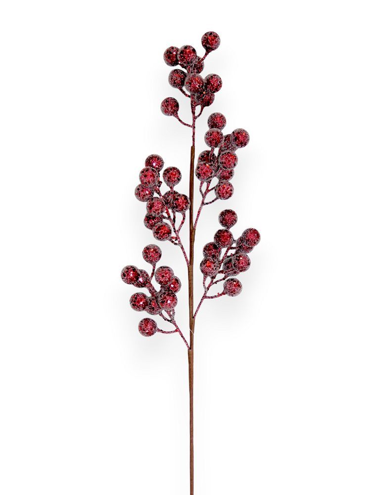 Glitter Berry Spray 28"
