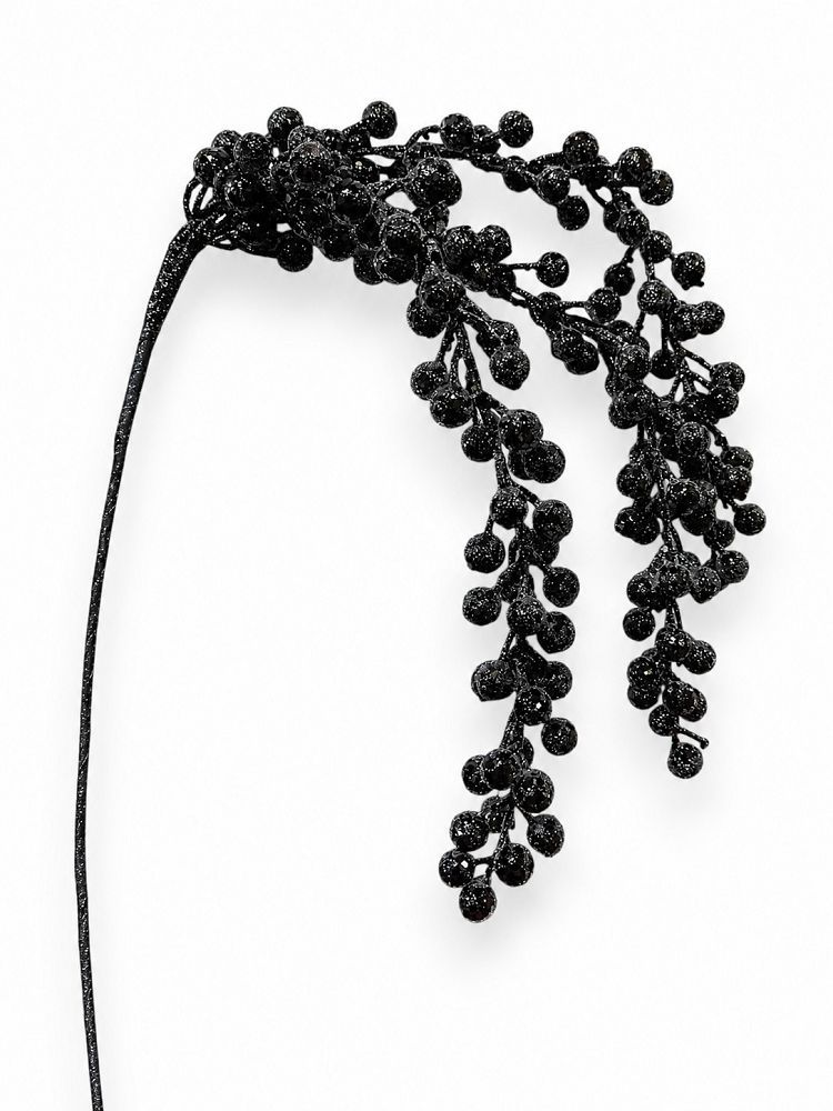 Glitter Hanging Berry Spray