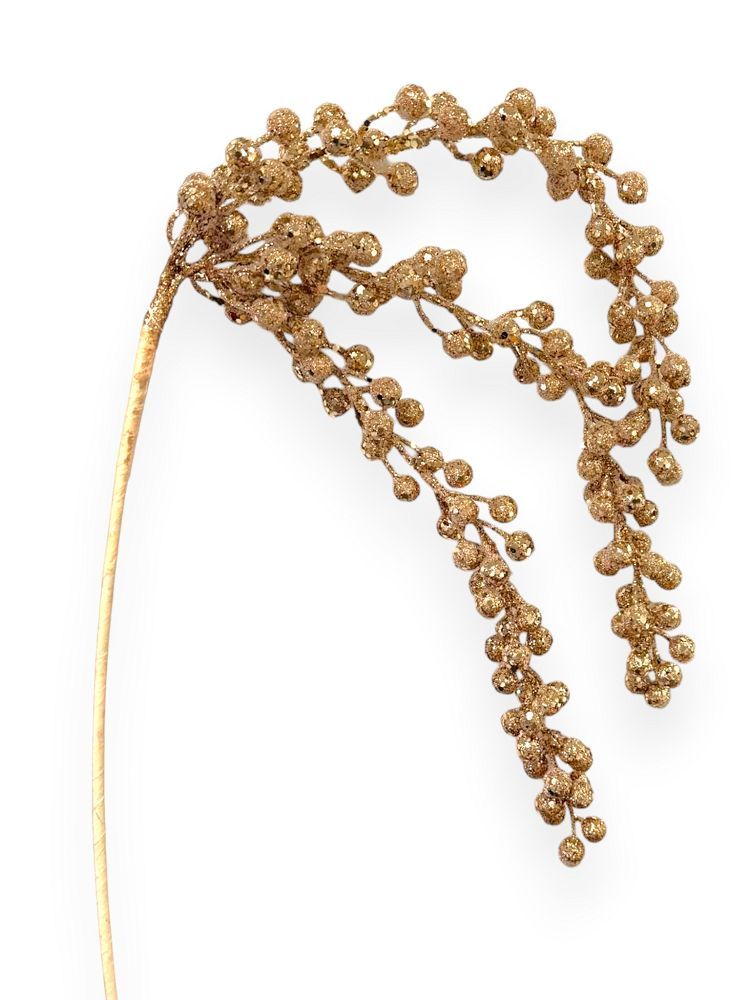 Glitter Hanging Berry Spray