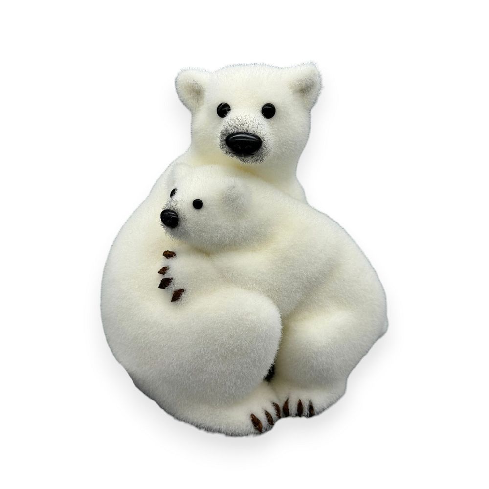 POLAR BEARS HUGGED