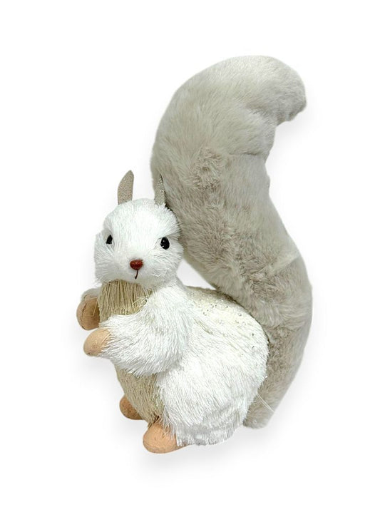 Squirrel Standing with Fluffy Tail