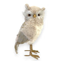Winter Woodland Owl with Gold Accents 9.5"
