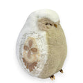 Embroidered Floral Owl
