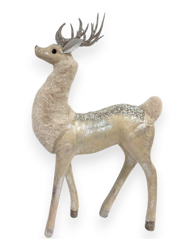 Glittered Christmas Reindeer 24"