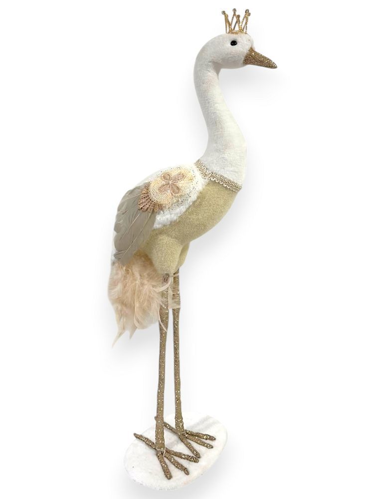 Royal Winter Crane with Crown