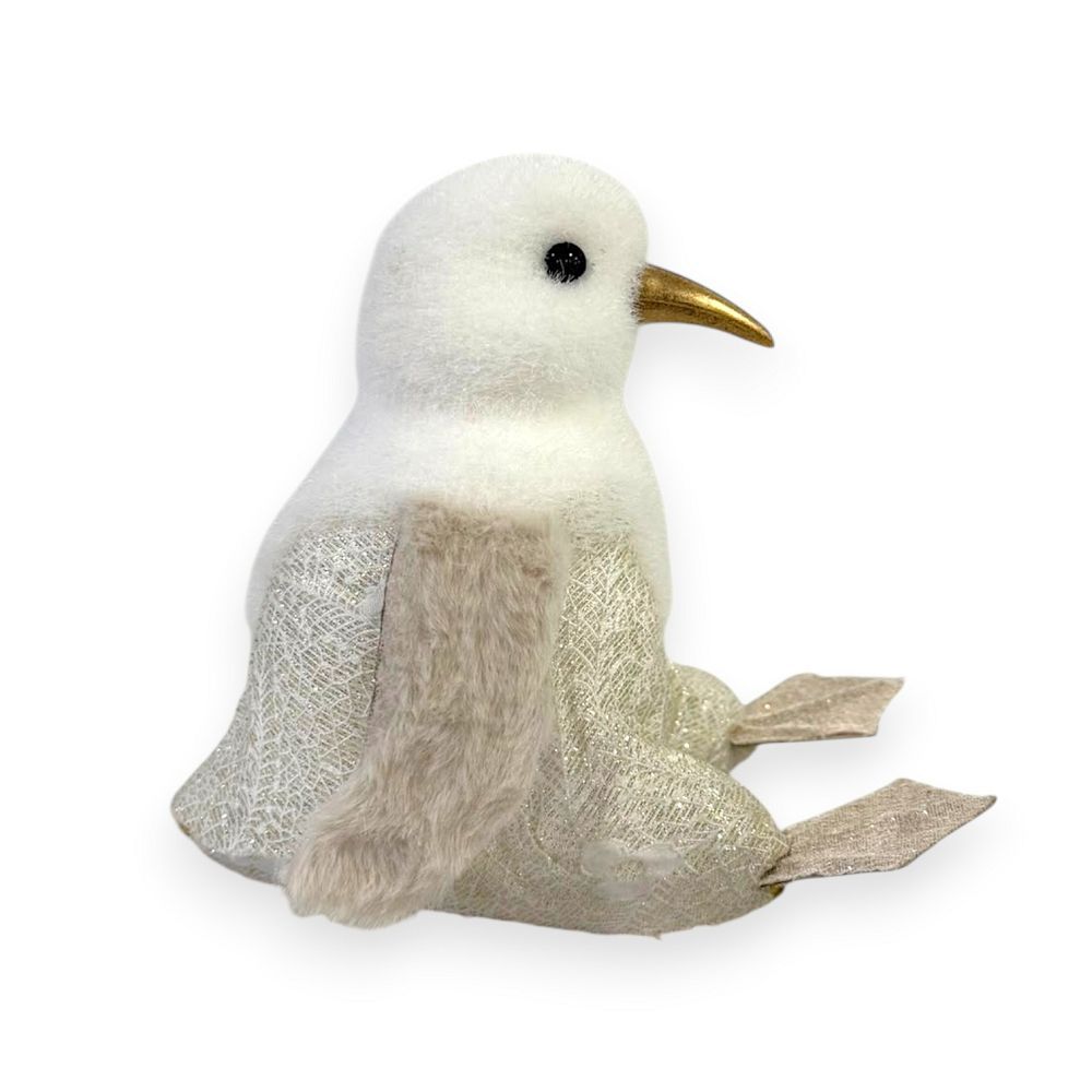 Winter Penguin with Gold Beak 6.5"
