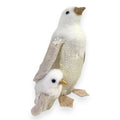 Winter Penguin with Baby 9.5"