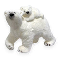 Walking Polar Bear with Cub 19"