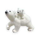 Walking Polar Bear with Cub 12.5"