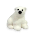 Sitting Polar Bear Cub 6"