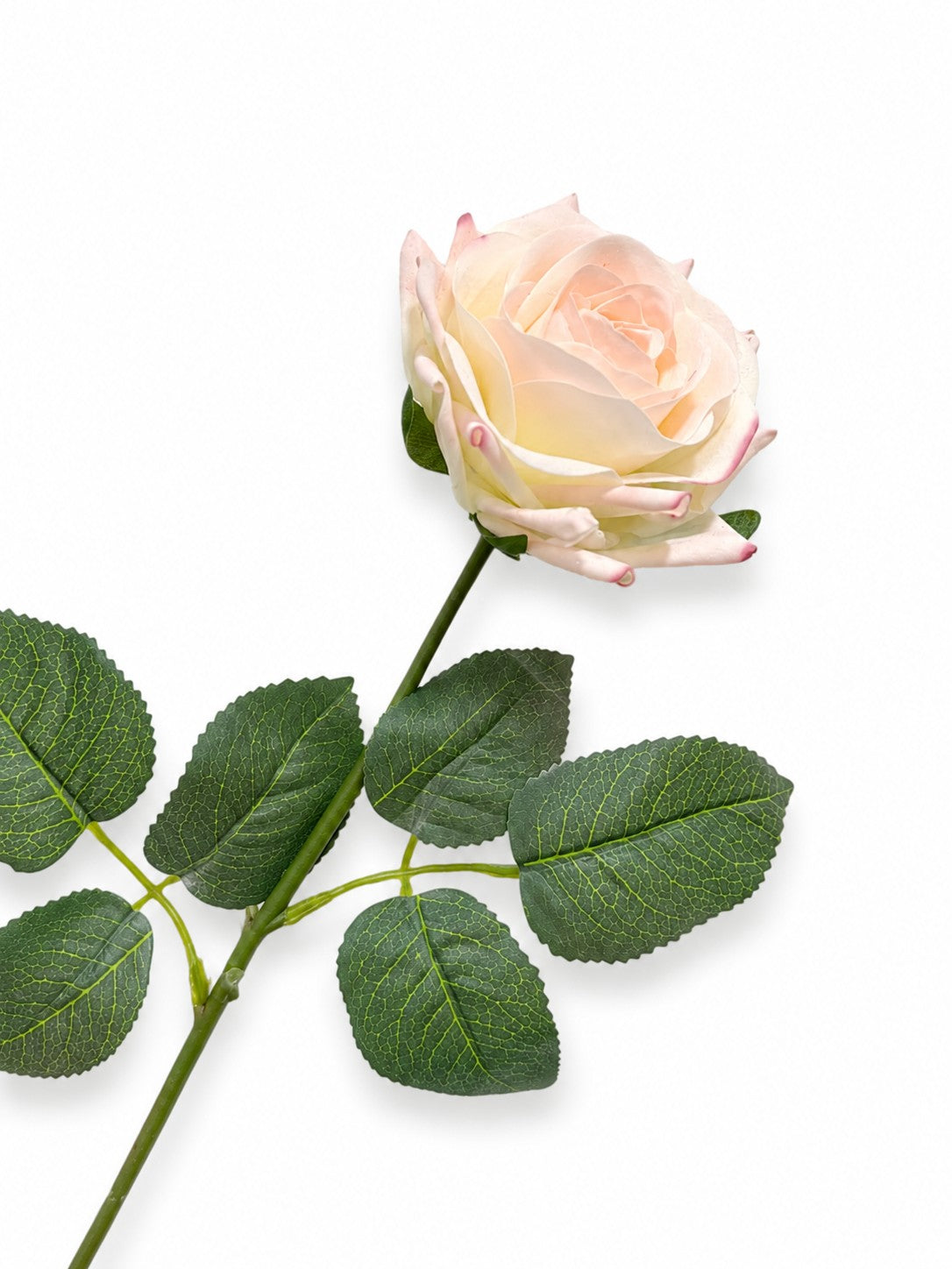 Natural Touch Single Rose Stem 17"