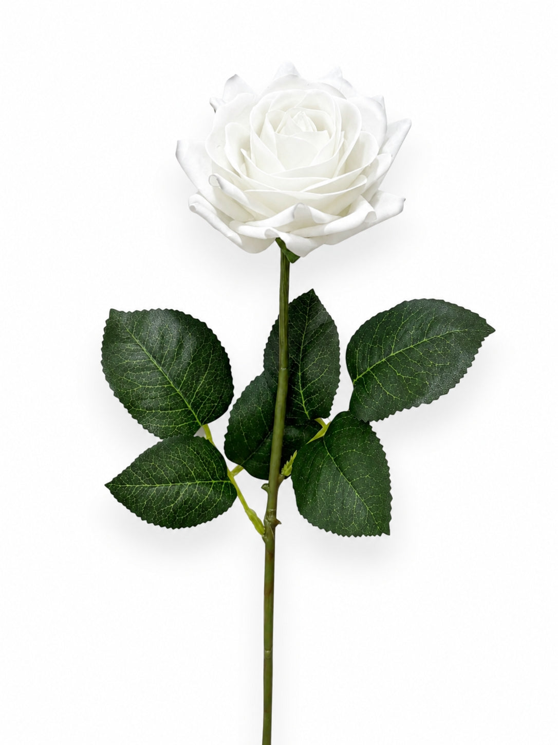 Natural Touch Single Rose Stem 17"