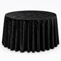 Round Velvet Tablecloth 120"
