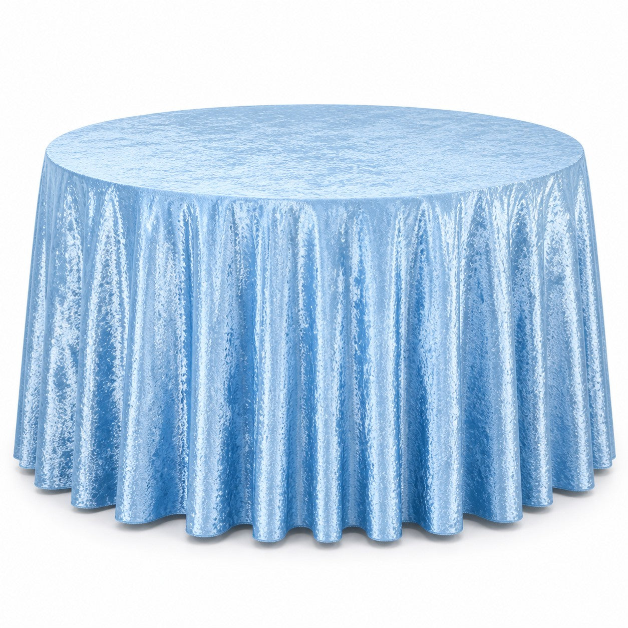 Round Velvet Tablecloth 120"