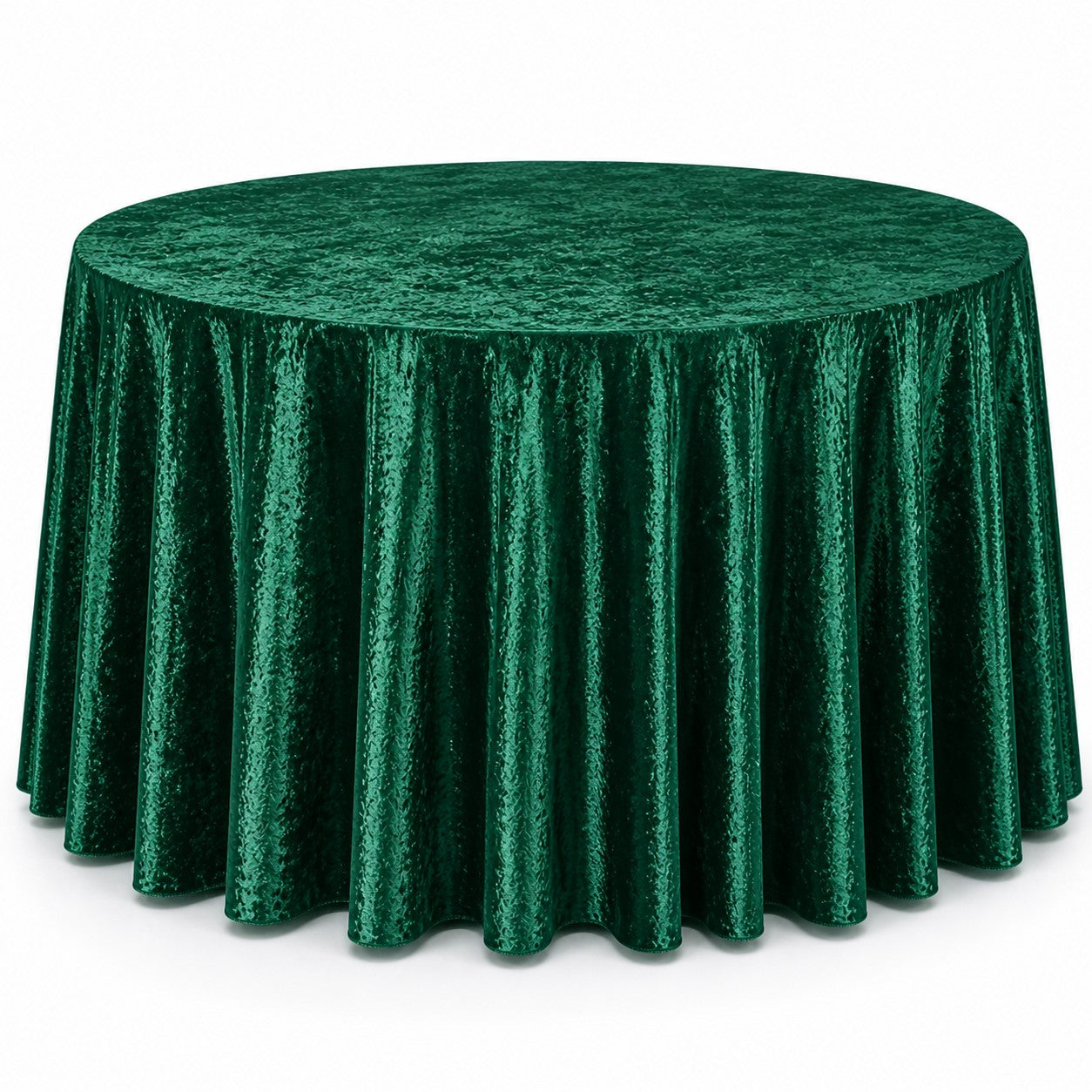 Round Velvet Tablecloth 120"