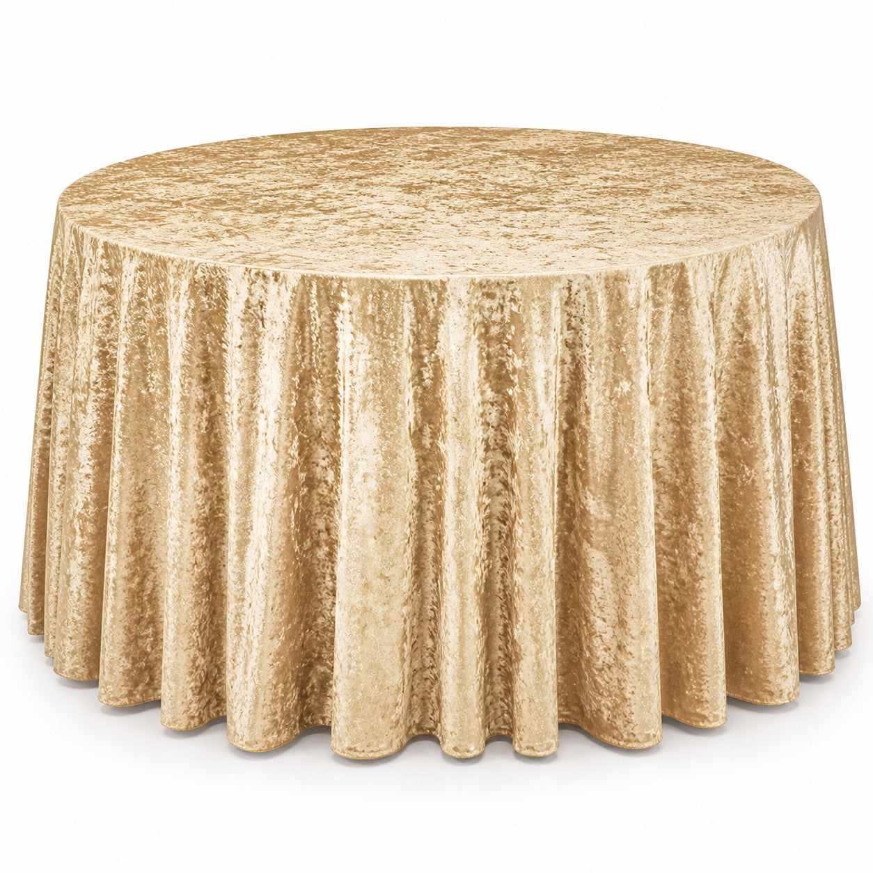 Round Velvet Tablecloth 120"