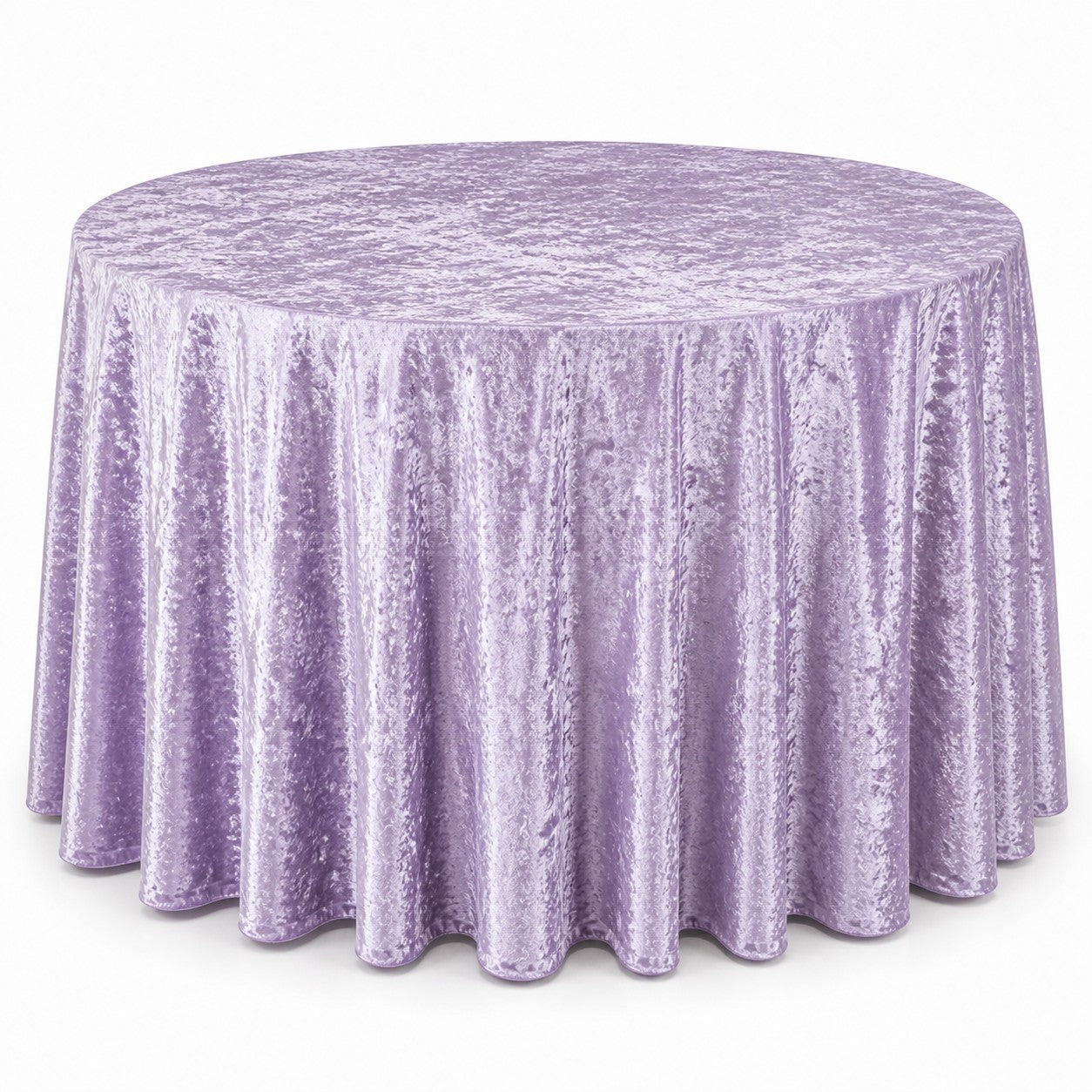 Round Velvet Tablecloth 120"