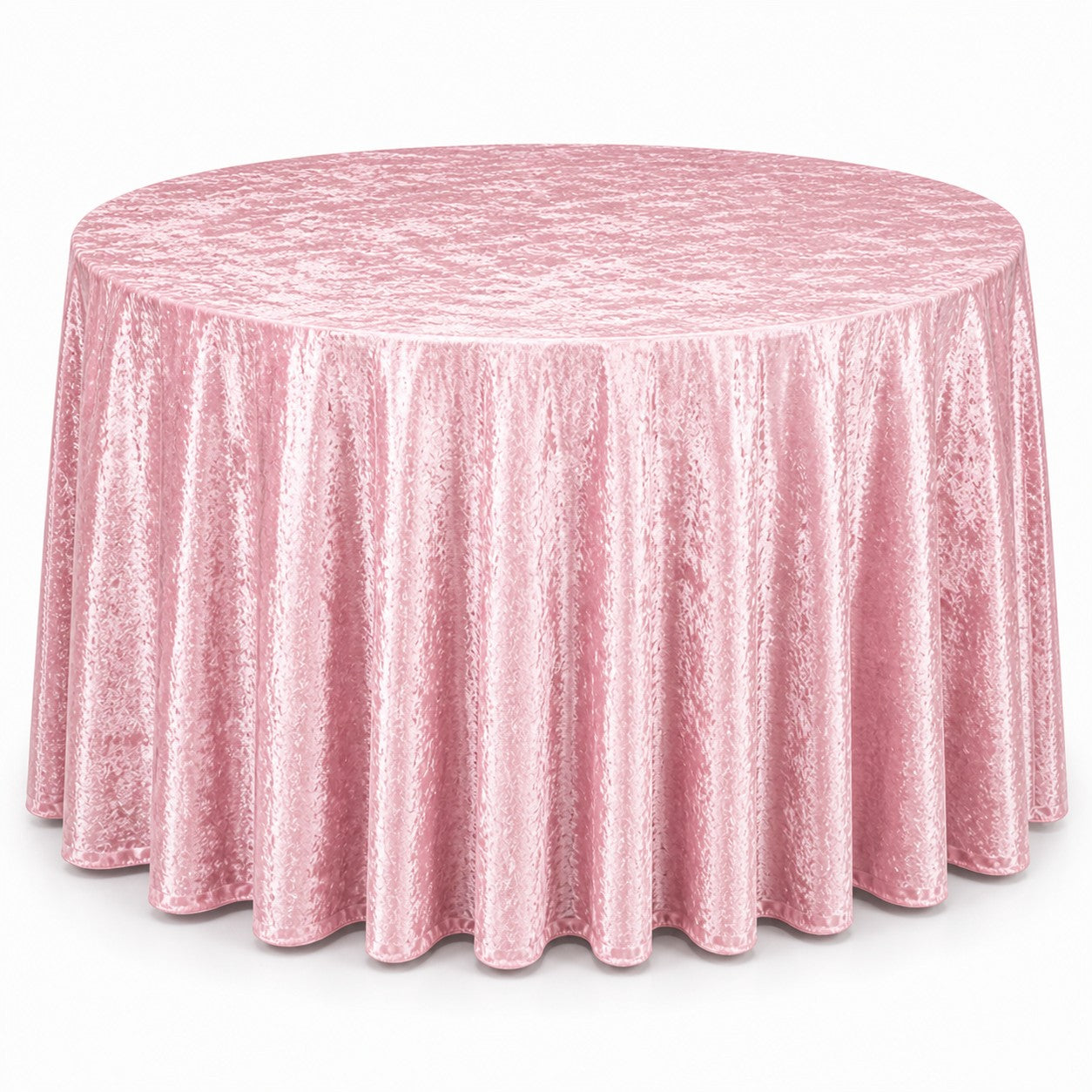 Round Velvet Tablecloth 120"