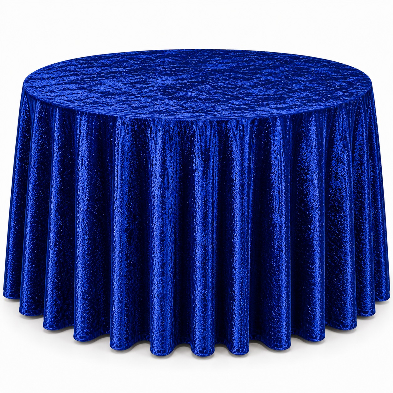 Round Velvet Tablecloth 120"