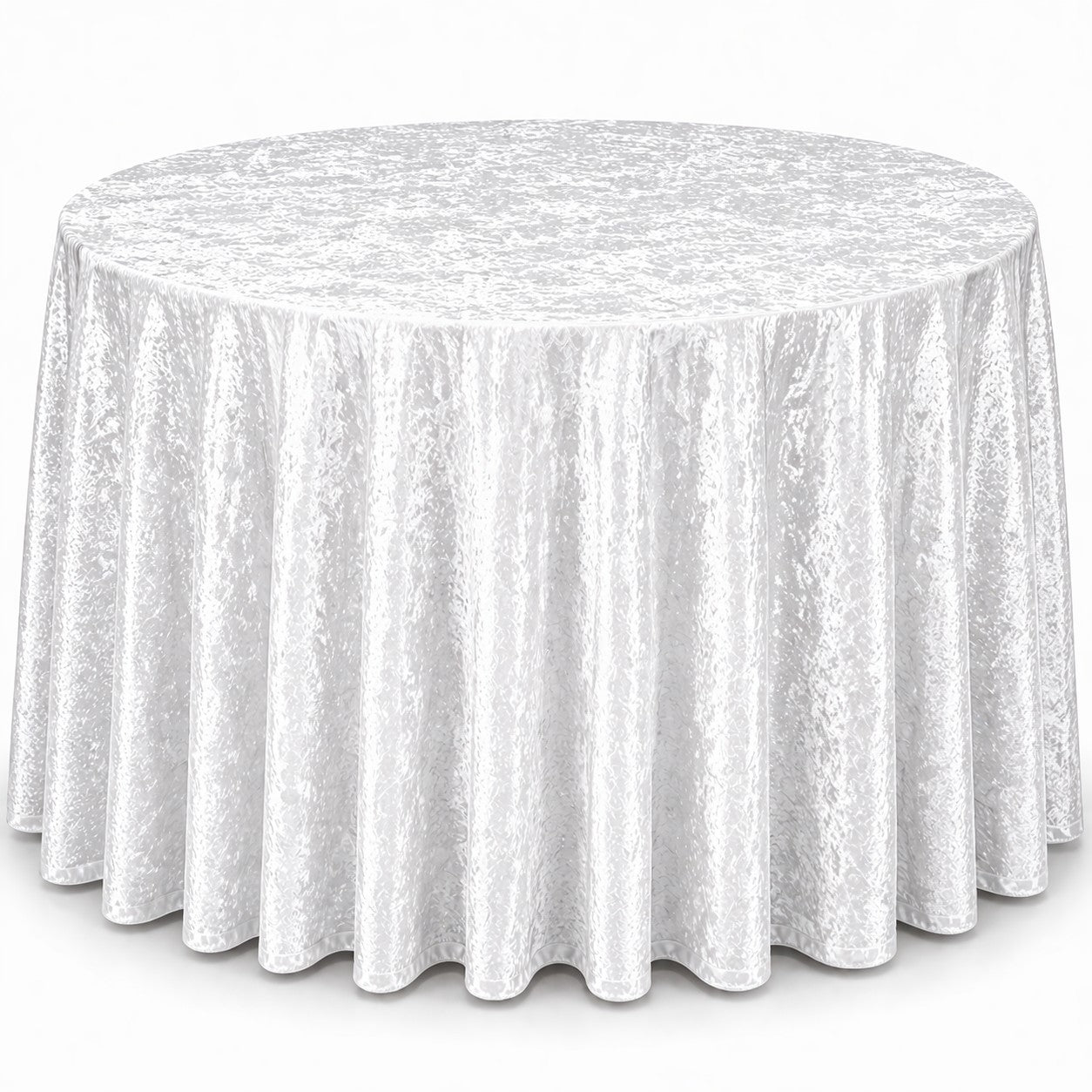 Round Velvet Tablecloth 120"