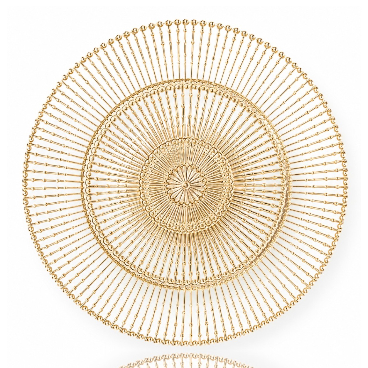 Glass Charger Plate –  Sunburst