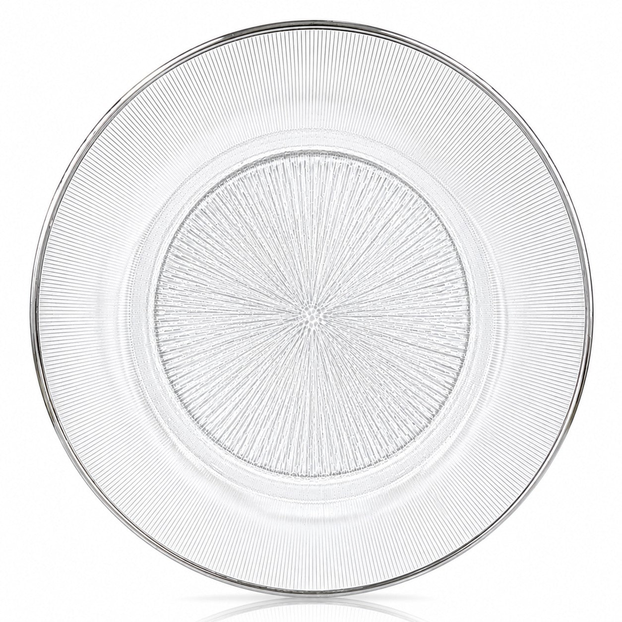 Glass Charger Plate – Classic Rim