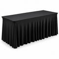 Spandex Rectangular Table Skirt  72" x 30" 6FT