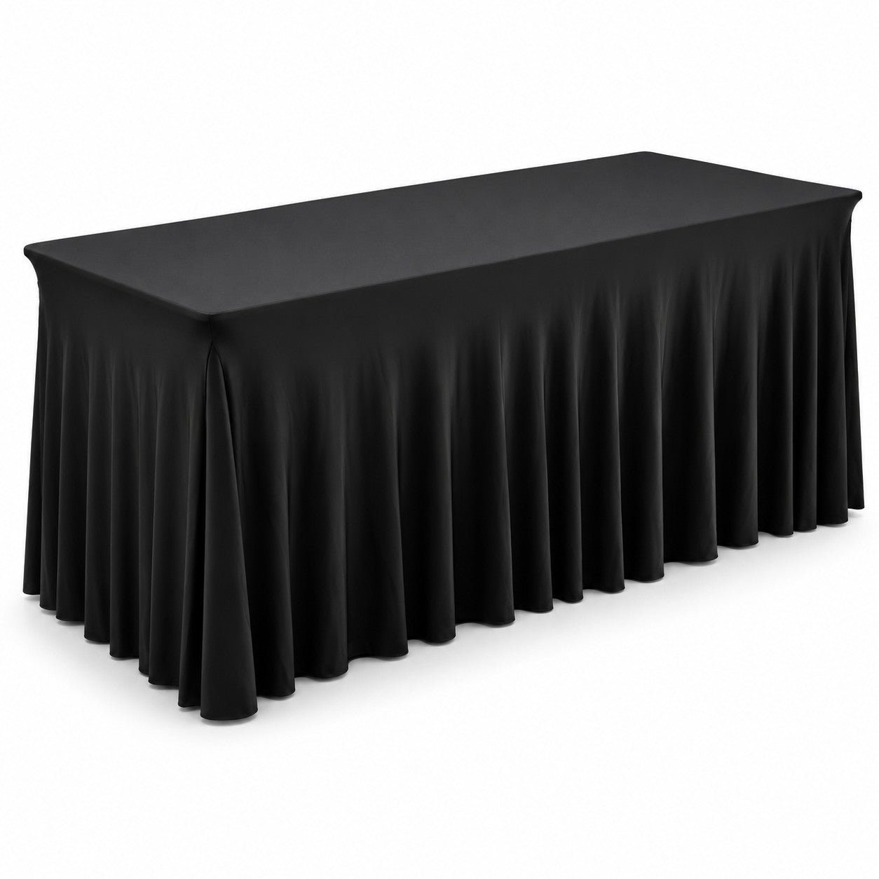 Spandex Rectangular Table Skirt  72" x 30" 6FT