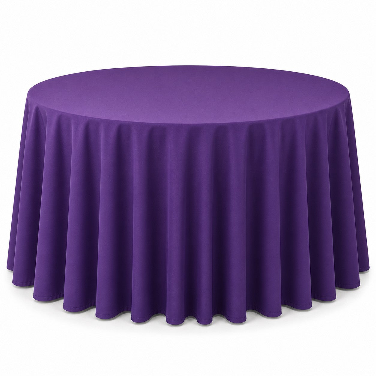 Round Polyester Tablecloth 120"