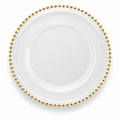Glass Charger Plate – Beaded Edge