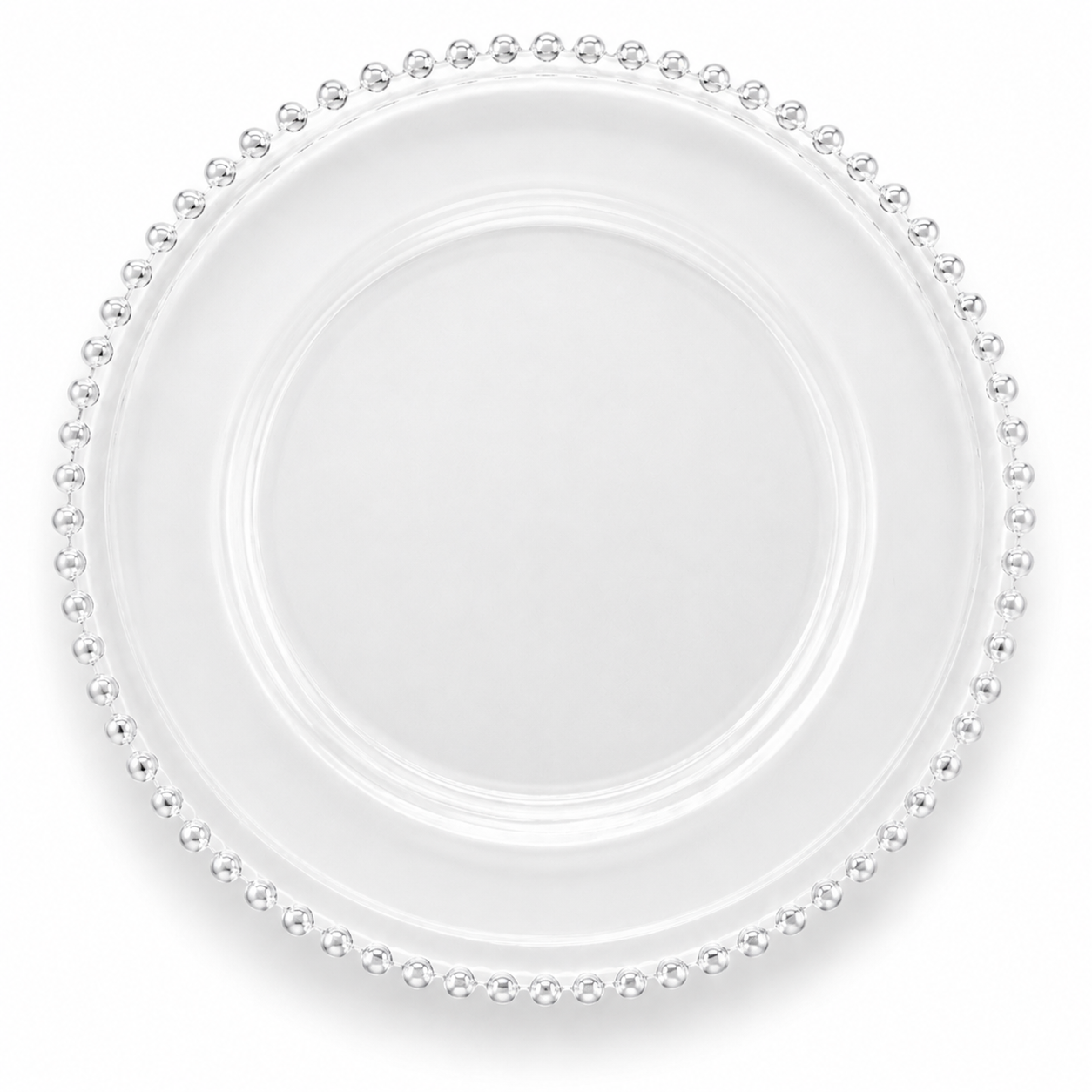 Plastic Charger Plate – Beaded