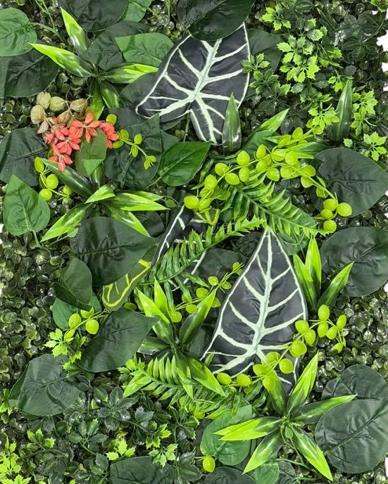 Mixed Greenery Wall Panel