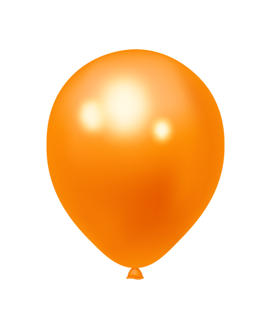 BALLOON 12" LATEX Orange 100pcs