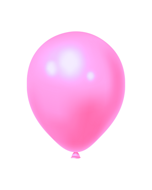 BALLOON 12" LATEX Pink 100pcs